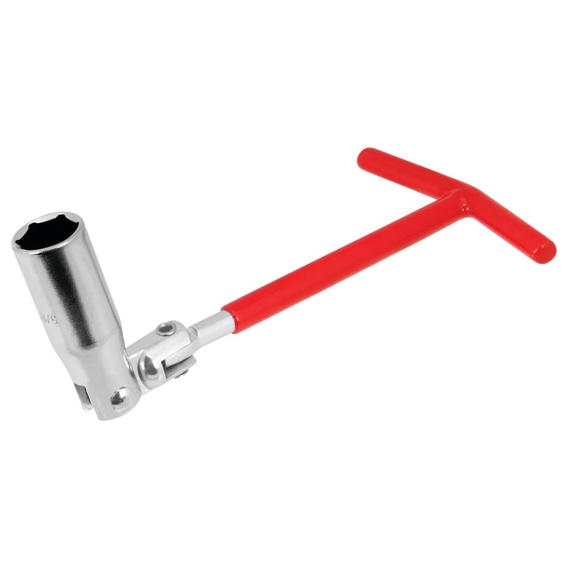 Performance Tool W1129C Universal Spark Plug Tool Socket, Red, 5/8-Inch - Image 1